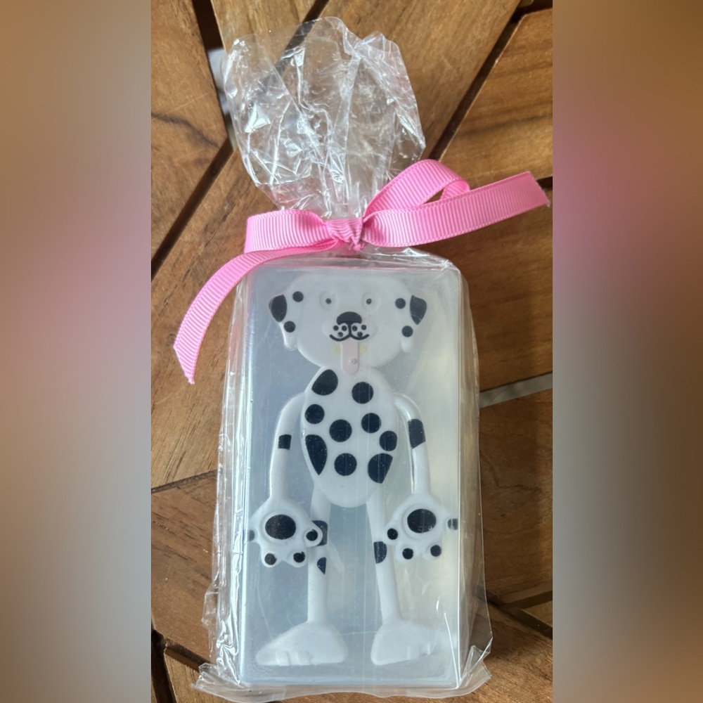 NEW Clearly Fun Dalmatian Soap USA Made Natural Glycerin w/Toy Inside 6+